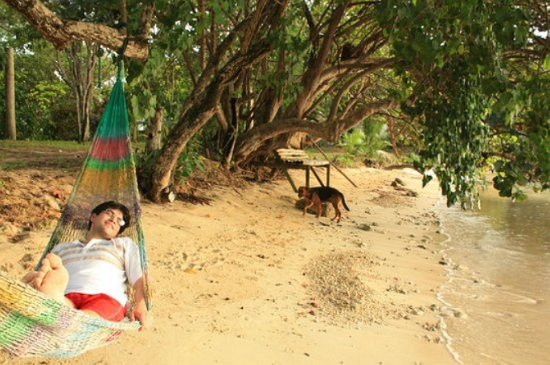 half-moon-beach-man-on-hammock